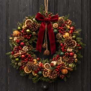 Atelier Couronne de porte de Noël