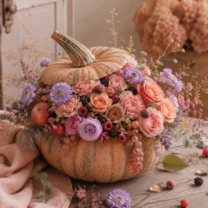 Atelier Composition Courge Fleurie